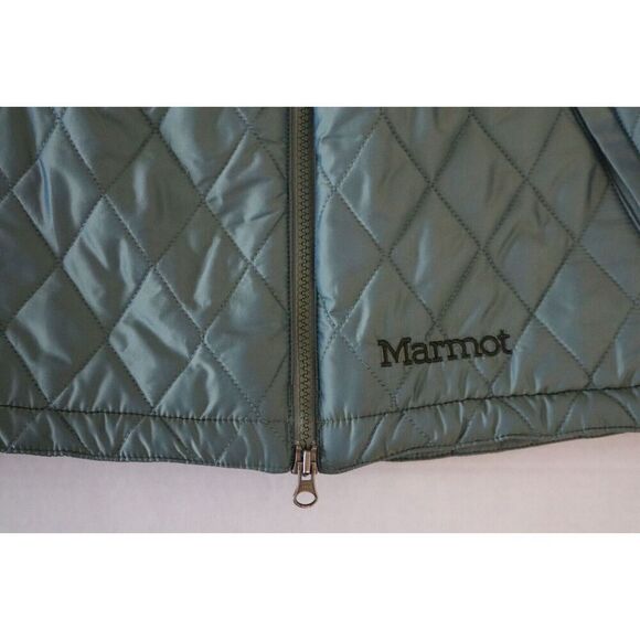 Marmot E1025-4 Women's Sz M Green Primaloft Calen Puffer Jacket - Picture 8 of 12